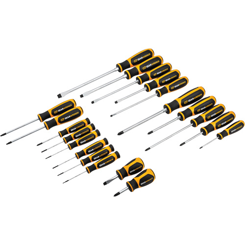 Phillips&reg;, Slotted, Torx&reg; Dual Material Screwdriver Set, 20 Pcs. D. Morneault & Fils