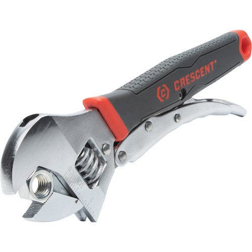 Cl&eacute; bimat&eacute;riau verrouillable et ajustable, 10" lo, la max. 2-18/25", Chrome/Poli D. Morneault & Fils