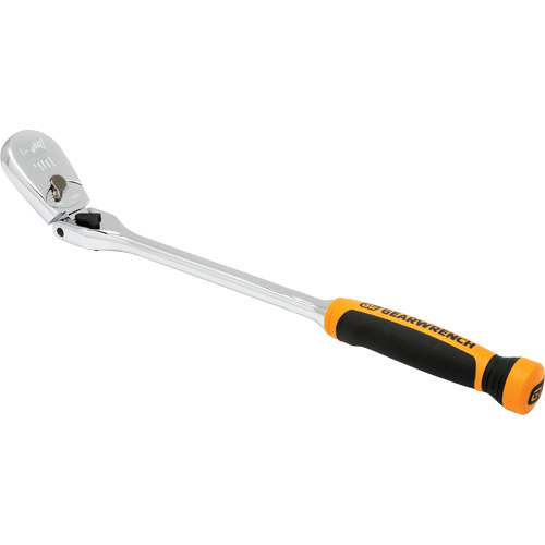 90-Tooth Dual Material Locking Flex Head Teardrop Ratchet D. Morneault & Fils