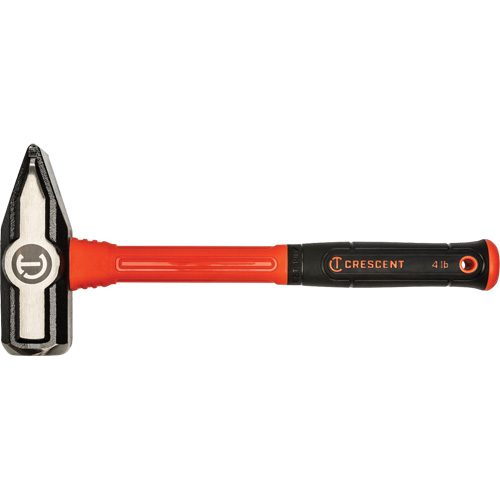 Fiberglass Blacksmith Hammer, 4 lbs Head Weight, 14" L D. Morneault & Fils