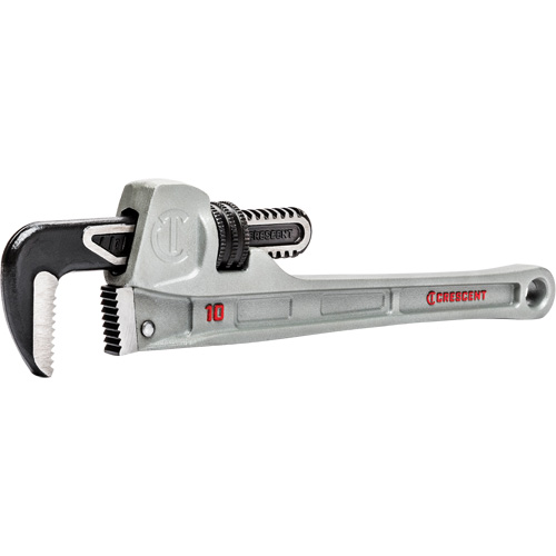 Cl&eacute; pour tuyau &agrave; m&acirc;choires &eacute;troite, Cap des m&acirc;choires 1-9/10", Longueur 10", Fini Rev&ecirc;tement en poudre, Prise Aucune D. Morneault & Fils