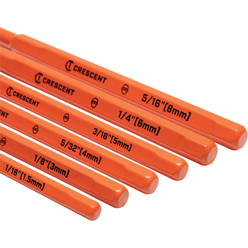 Jeu de poinçon-aiguilles, 6 morcea D. Morneault & Fils