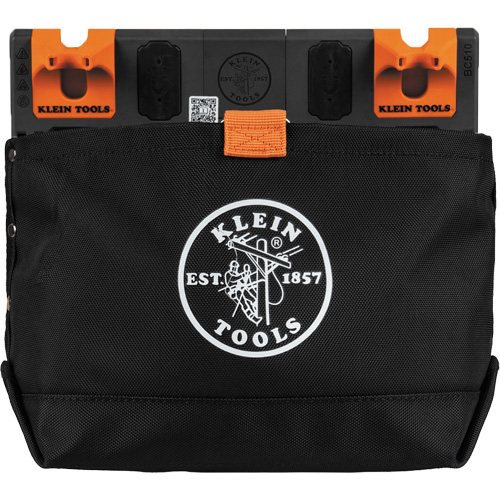 Bucket Work CentreS-Hook Hardware Pouch Module, Nylon, 1 Pockets, Black/Orange D. Morneault & Fils