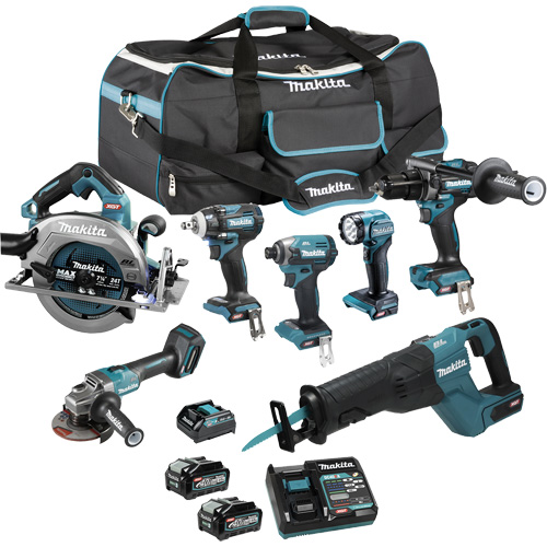 Ensemble 7 outils &agrave; moteur sans balai XGT, Lithium-ion, 40 V D. Morneault & Fils