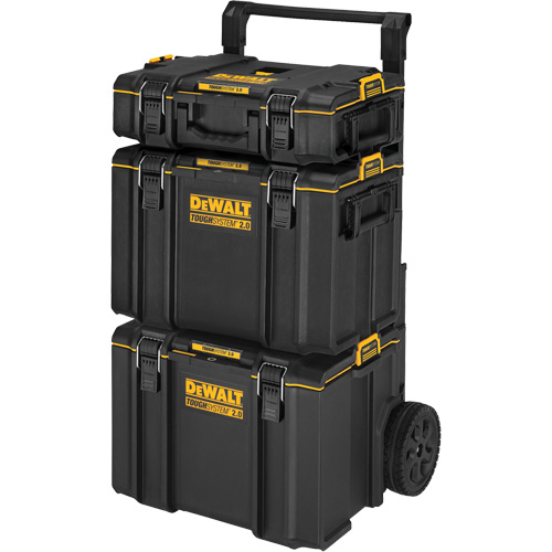 Syst&egrave;me de rangement sur roues TOUGHSYSTEM 2.0, 24" x 20-2/5" x 34-1/2", Noir/Jaune D. Morneault & Fils