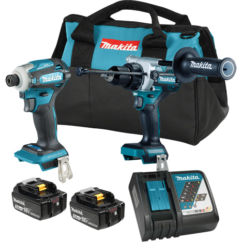 Ensemble 2 outils &agrave; moteur sans balai LXT, Lithium-ion, 18 V D. Morneault & Fils