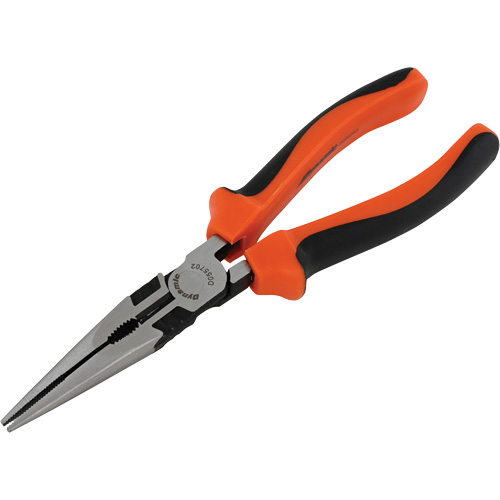 Long Nose Pliers with Comfort Handles, 8" L D. Morneault & Fils
