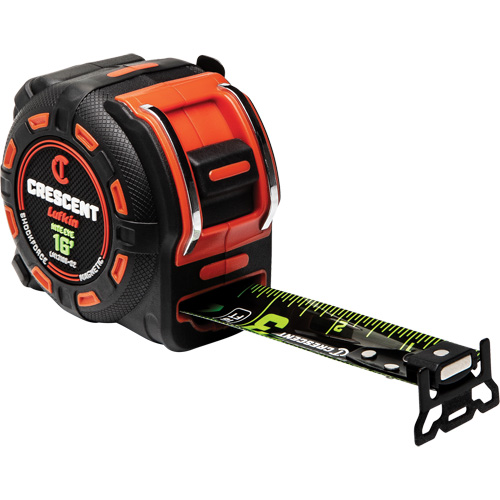 Shockforce NITE EYE Magnetic Tape Measure, 1-1/4" x 16', SAE Graduations D. Morneault & Fils