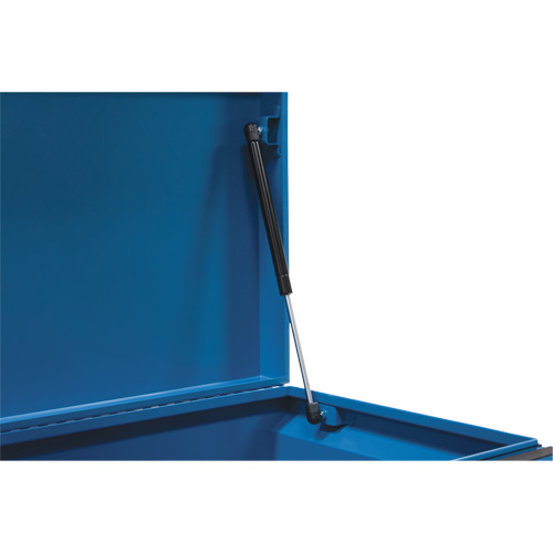 Jobsite Tool Box, 33" x 20-3/10" x 18-3/10", Steel, Blue D. Morneault & Fils