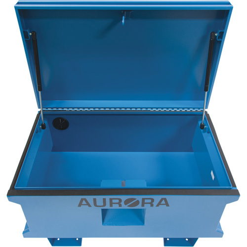 Jobsite Tool Box, 33" x 20-3/10" x 18-3/10", Steel, Blue D. Morneault & Fils