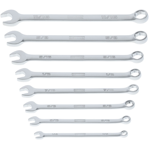TOUGHSERIES Wrench Set, Combination, 8 Pieces, Imperial D. Morneault & Fils