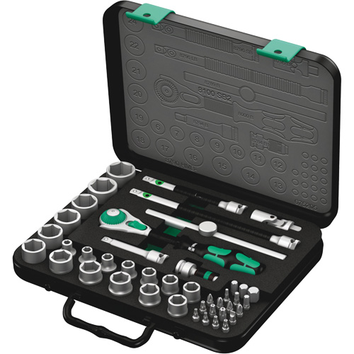 Jeu de cliquets rapides Zyklop 8100 SB 2, 43 Mcx, Prise de 3/8" D. Morneault & Fils