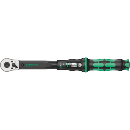 Click-Torque B2 Torque Wrench with Reversible Ratchet, Click, 3/8" Square Drive, 20 - 100 Nm D. Morneault & Fils
