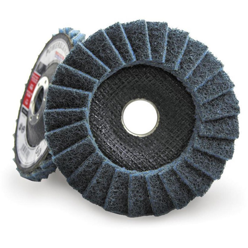 POWERBLEND SCD Surface Conditioning Flap Disc, 4-1/2" x 7/8", Type 29, Fine Grit D. Morneault & Fils
