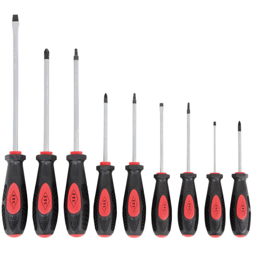 IESD-9S Ergonomic Screwdriver Set, 9 Pcs., Magnetic D. Morneault & Fils