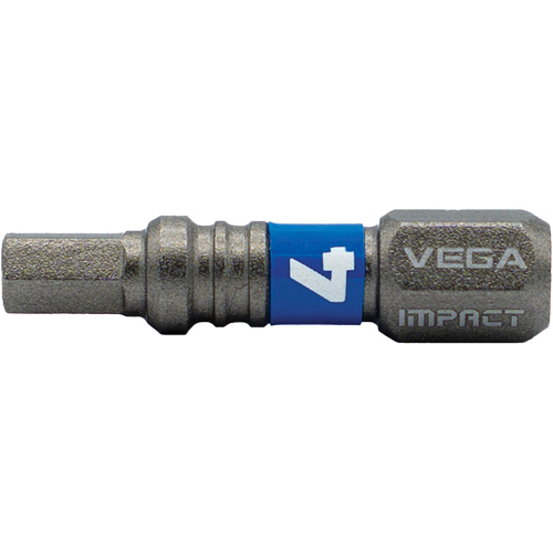 Impactech&reg; Insert Bit, Hex, 4 mm, 1/4" Drive D. Morneault & Fils