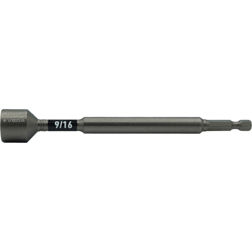 Impactech&reg; Nut Driver, 9/16" Tip, 1/4" Drive, 6" L, Magnetic D. Morneault & Fils