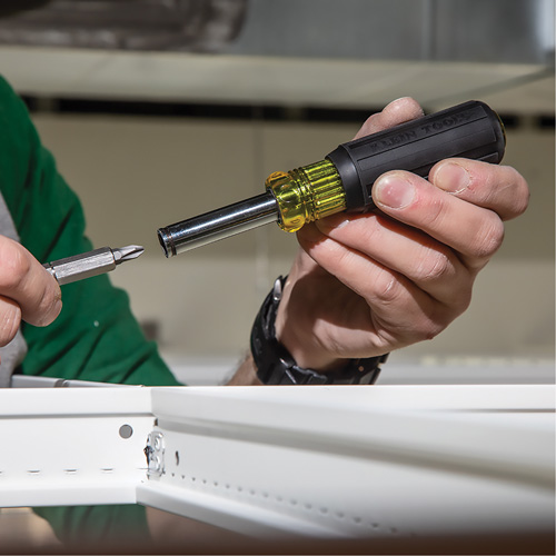 11-in-1 Magnetic Screwdriver / Nut Driver, Cushion Grip Handle D. Morneault & Fils