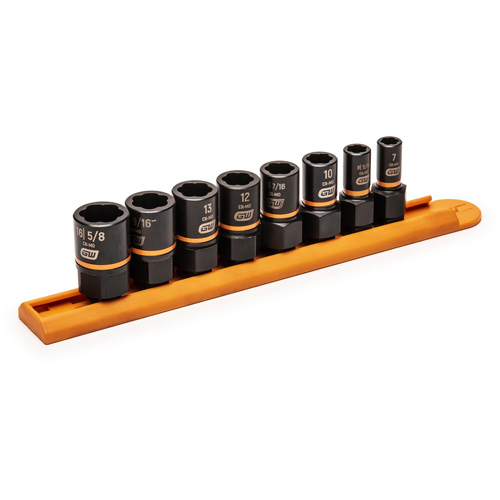 Jeu de douilles d'extraction Bolt Biter, 8 Mcx, Chocs, Prise de 1/4"/3/8" D. Morneault & Fils