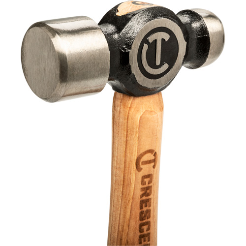Ball Pein Hammer, 32 oz. Head Weight, Polished Face, Wood Handle D. Morneault & Fils