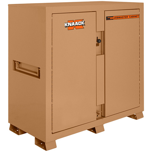 Armoire de chantier mod&egrave;le 99 avec deux portes et deux cadenas, Acier, 59,4 pi³, Havane D. Morneault & Fils