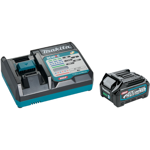 Trousse de d&eacute;marrage avec chargeur rapide et batterie 2.5Ah 40Vmax XGT , 40 V, Lithium-ion D. Morneault & Fils