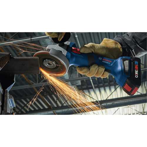Brushless Angle Grinder with Slide Switch, 4-1/2" Wheel, 18 V D. Morneault & Fils