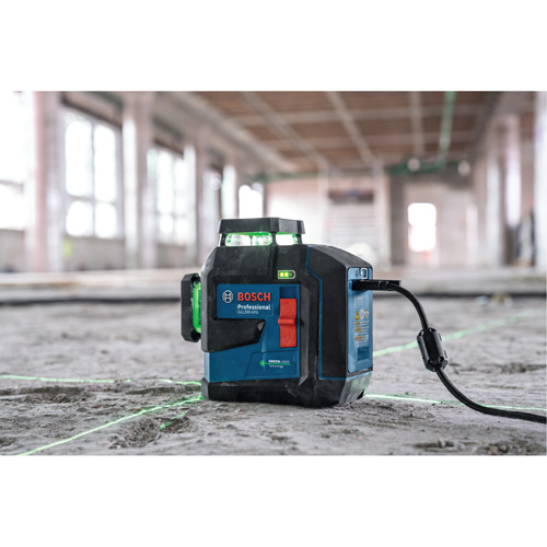 Laser dalignement/nivellement 360 &agrave; faisceau vert &agrave; trois points D. Morneault & Fils