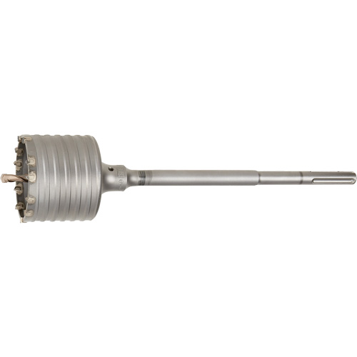 Foret-tr&eacute;pan pour marteau perforateur, 4", Profondeur de la coupe de 17" D. Morneault & Fils