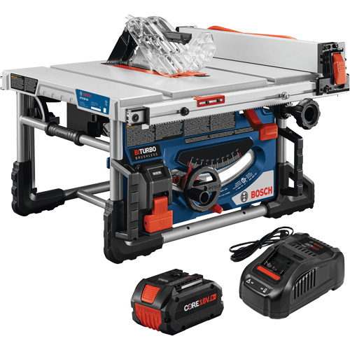 PROFACTOR 18V 8-1/4 In. Portable Table Saw Kit, 18 V, 5500 RPM D. Morneault & Fils