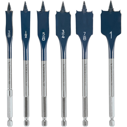 Daredevil&reg; Spade Bit Set, 6 Pieces D. Morneault & Fils
