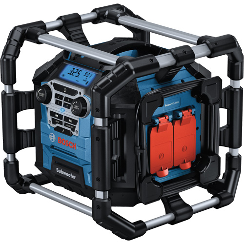 Jobsite Radio with Bluetooth&reg; 5.0 & Power Station, Lithium-Ion, 18 V D. Morneault & Fils