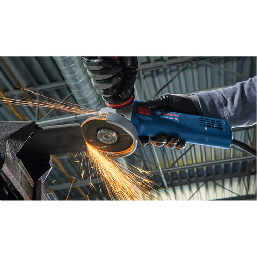 Ergonomic Angle Grinder, 4-1/2", 120 V, 10 A, 11000 RPM D. Morneault & Fils