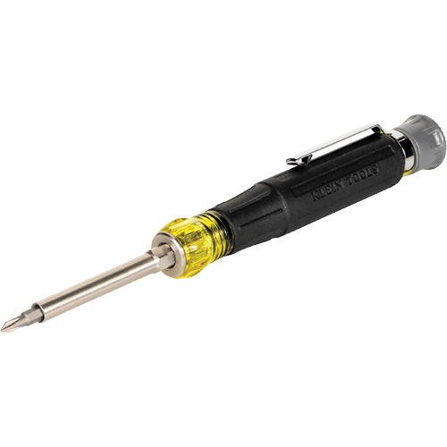 13-in-1 All-Purpose Pocket Precision Screwdriver, 6-1/2" L, Cushion Grip Handle D. Morneault & Fils