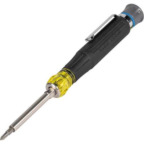 13-in-1 Multi-Bit Pocket Precision Screwdriver, 6-1/2" L, Cushion Grip Handle D. Morneault & Fils