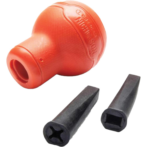 Manche de lime rond court avec inserts D. Morneault & Fils