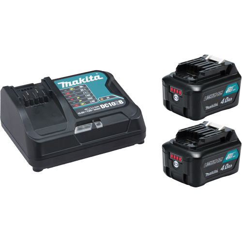 CXT Rapid Charger Starter Kit with (2) 4 Ah Batteries, 12 V, Lithium-Ion D. Morneault & Fils