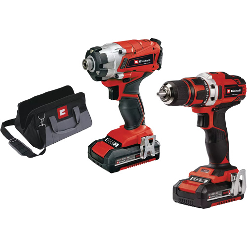 Cordless 1/2” Drill/Driver & 1/4” Impact Kit, Lithium-Ion, 18 V D. Morneault & Fils