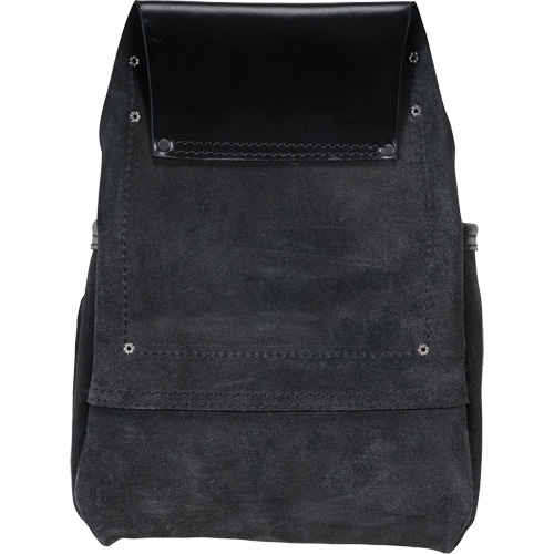 Sac robuste Phantom pour clous et outils, Cuir, 10 pochettes, Noir D. Morneault & Fils