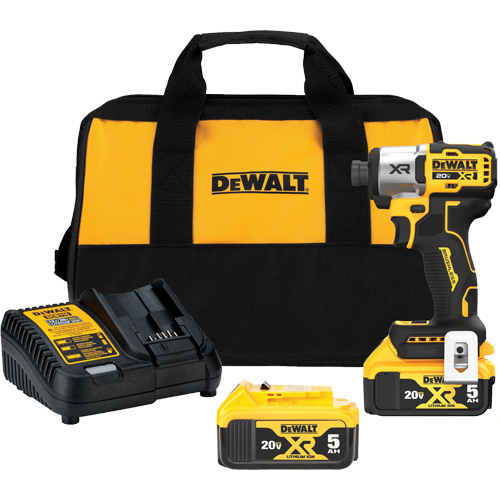 MAX* XR&reg; 3-Speed Impact Driver Kit, 1/4", 1825 in-lbs Max. Torque, 20 V, Lithium-Ion D. Morneault & Fils
