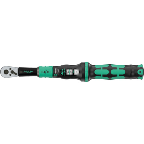 Cl&eacute; dynamom&eacute;trique Click-Torque Lock A 5 r&eacute;glable avec fonction Torque Lock, &agrave; cliquer, Entraînement 1/4" carr&eacute;, 1 - 18 lb-pi D. Morneault & Fils