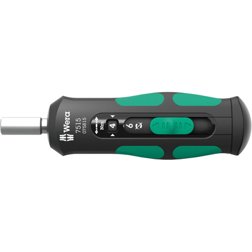 Kraftform Safe-Torque Speed Torque Screwdriver, 2 - 6 Nm Torque Range, 5-4/5" Length D. Morneault & Fils