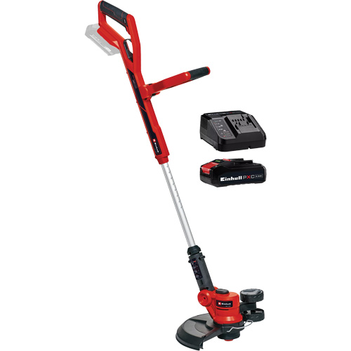 Coupe-bordure t&eacute;lescopique sans fil avec batterie 2,5 Ah et ensemble de d&eacute;part de chargeur, 12", &agrave; pile, 18 V D. Morneault & Fils
