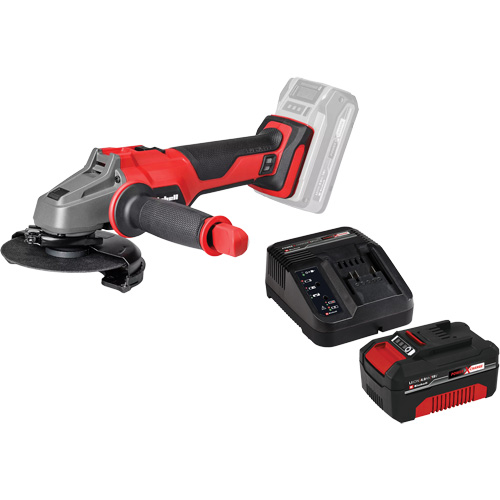 Professional Cordless Angle Grinder with 4Ah PXC Battery & Charger Starter Kit, 5" Wheel, 18 V D. Morneault & Fils