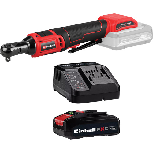 Cordless Ratchet with 2.5Ah PXC Battery & Charger Starter Kit D. Morneault & Fils