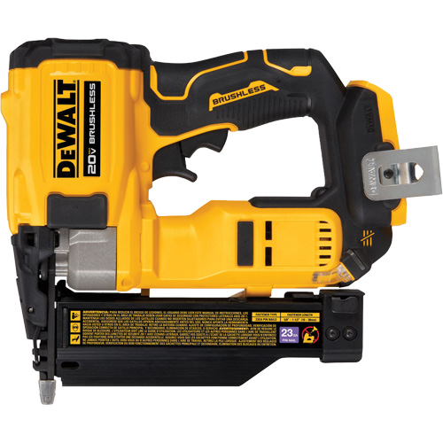 ATOMIC COMPACT SERIES Brushless Cordless 23ga Pin Nailer (Tool Only), 20 V, Lithium-Ion D. Morneault & Fils