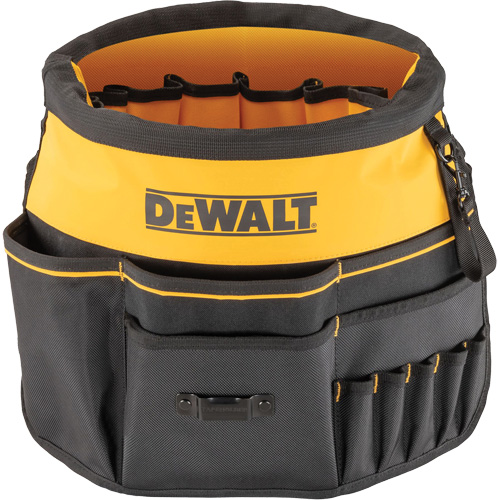 Organisateur pour seau &agrave; outils, 19-3/4" lo x 2" la x 19-5/8" h, Noir/Jaune D. Morneault & Fils