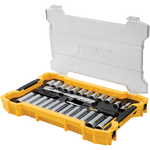3/8" & 1/2" Mechanic's Tool Set with TOUGHSYSTEM&reg; 2.0 Tray & Lid D. Morneault & Fils