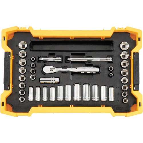 3/8" & 1/2" Mechanic's Tool Set with TOUGHSYSTEM&reg; 2.0 Tray & Lid D. Morneault & Fils