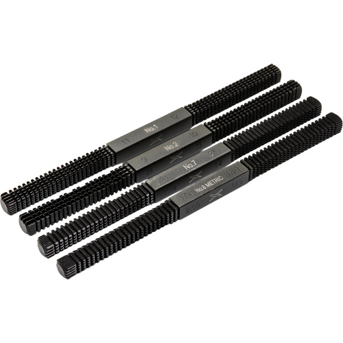 4-Piece Thread Restoring File Set, Square, 9" D. Morneault & Fils